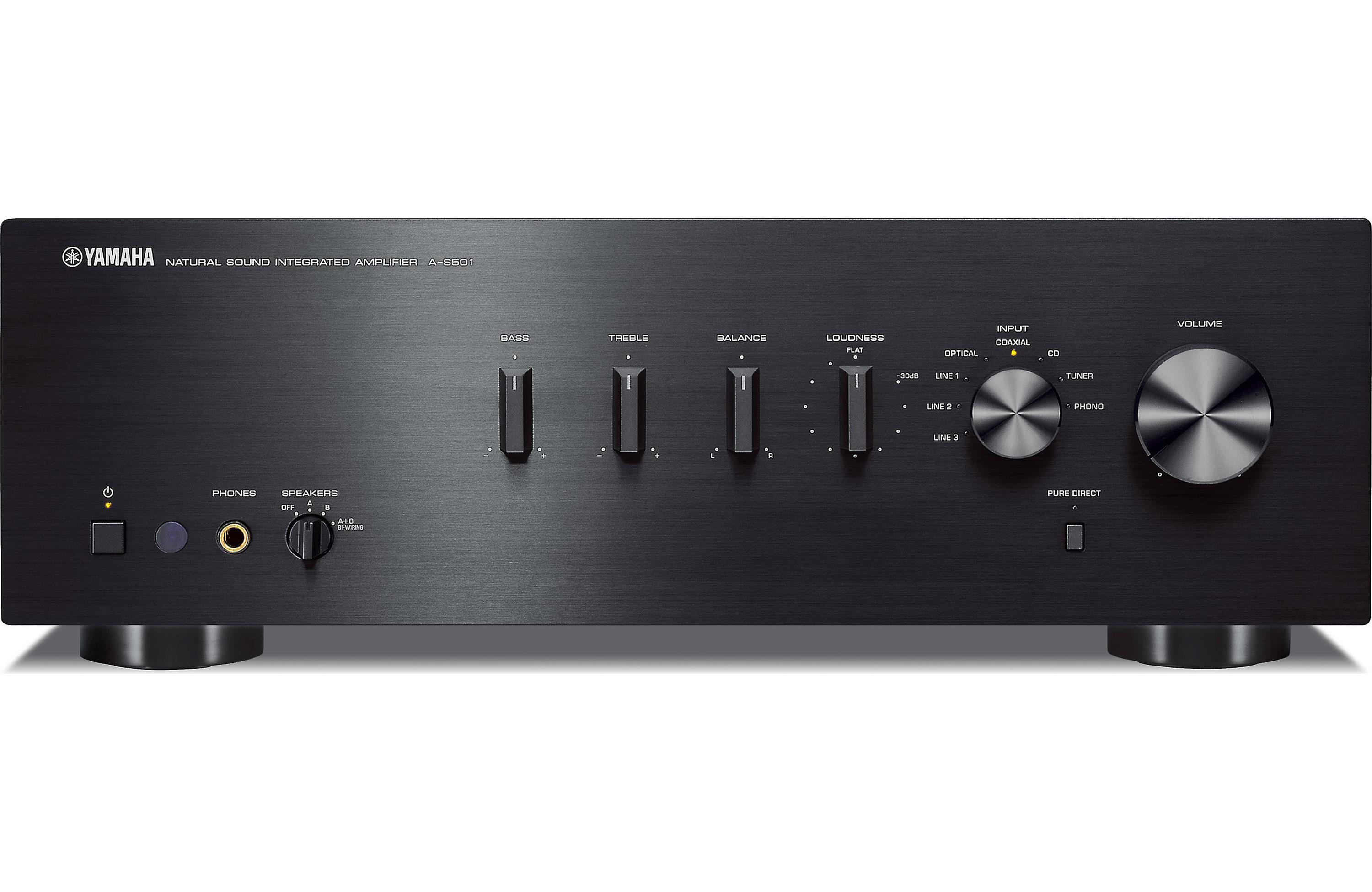 AS501BL | Stereo Integrated Amplifier w/ built-in DAC (Black)