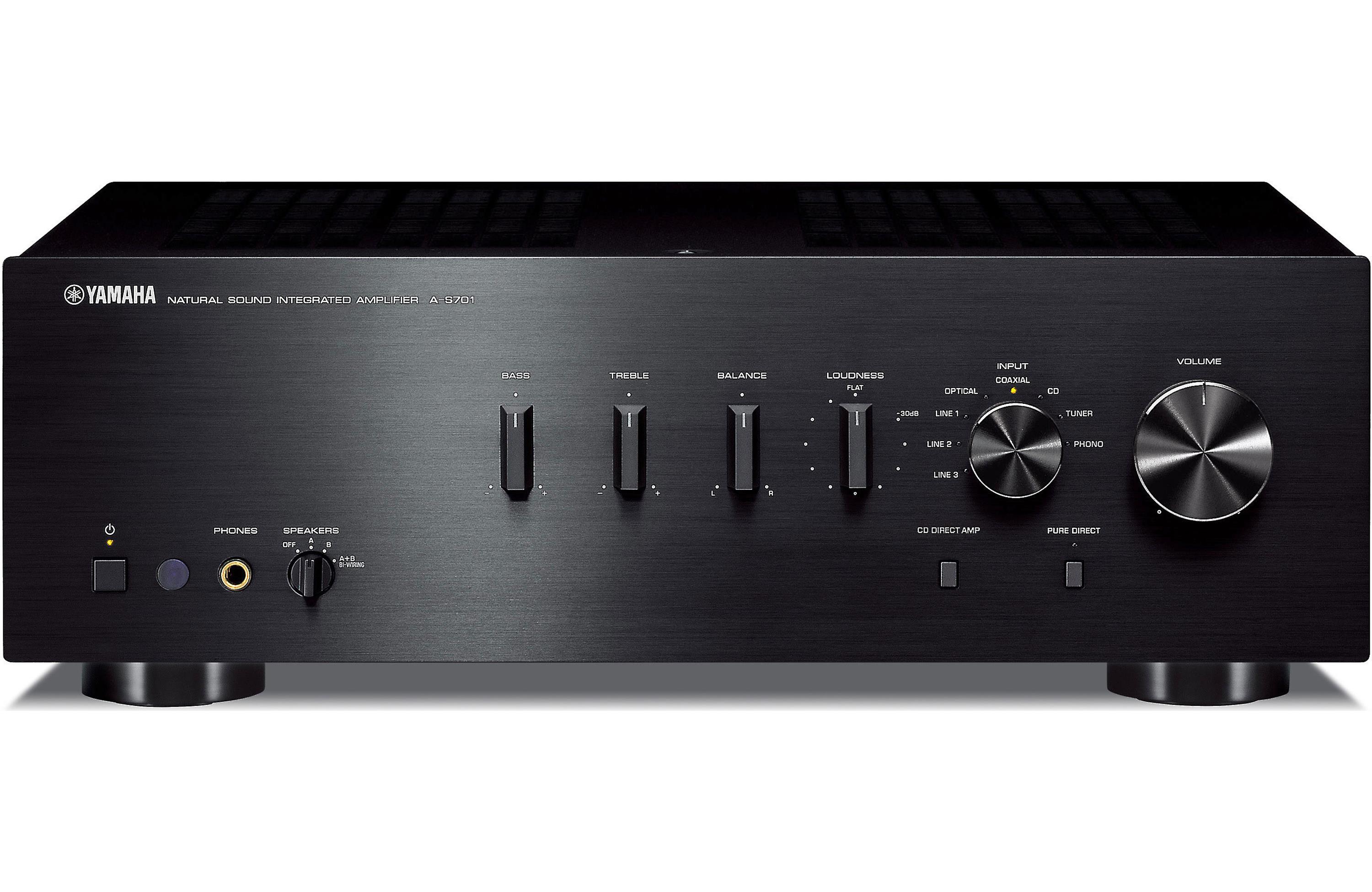 AS701BL | Stereo Integrated Amplifier w/ built-in DAC (Black)